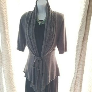 THE LIMITED tie front cardigan